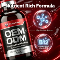 Fabricant de suppléments nutritionnels quotidiens en gouttes orales pour volailles de combat, marque privée OEM, naturel, toutes races.