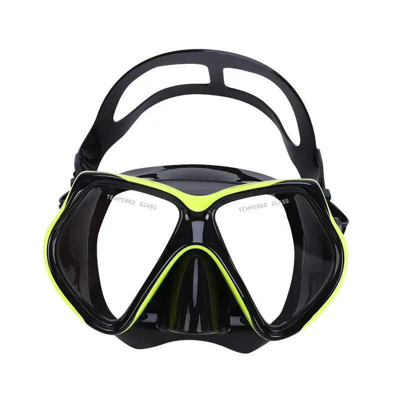 Hoge Kwaliteit Fashion Design 180 Graden Helder Zicht Waterdichte Duikuitrusting Snorkelmasker Zwembril Met Neus Cover