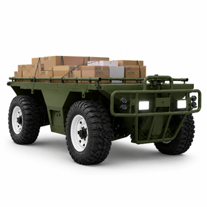 Plateforme UGV tout-terrain 4x4 IP67, véhicule hybride à autonomie étendue pour utilisation logistique industrielle - Product Image 6