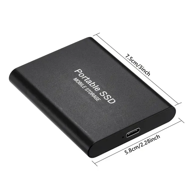 Portable 2TB External Hard Drive HDD USB 3.0