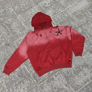 Sudadera con Capucha Unisex Extra Grande de Poliéster/Algodón de Alta Calidad, Estilo Vintage, con Logotipo Personalizado con Impresión Digital y Diseño con Cremallera, Venta al Por Mayor - Product Image 2