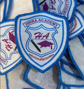 Preço barato Custom Polyester <span class=keywords><strong>Nylon</strong></span> <span class=keywords><strong>Patch</strong></span> Tecido Natural Cotton End Fold Woven Brand Labels for Clothing - Product Image 3