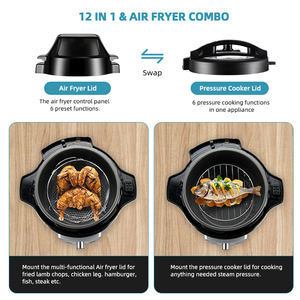 Cuisinière multifonction de haute qualité 6Qt <span class=keywords><strong>sous</strong></span> <span class=keywords><strong>vide</strong></span> 1000W 1500W Cuisine ménagère 2 en 1 Autocuiseur électrique - Product Image 3