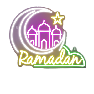 ป้ายไฟนีออนรอมฎอนสำหรับตกแต่งผนังไฟนีออน LED พร้อมหรี่ไฟสำหรับห้องนอน - Product Image 2