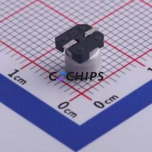 ตัวเก็บประจุอิเล็กโทรไลต์อะลูมิเนียมแบบ SMD รุ่น UWT1A220MCL1GB, ขนาด D5xL5.4 มม., 22uF, 20%, 10V, 27mA-120Hz - Product Image 2