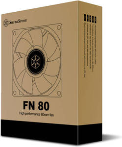 ซิลเวอร์สโตน FN80 80 มม. พัดลมระบายความร้อนแบบเงียบ แบริ่งไฮดรอลิก 3 พิน 12V สำหรับเคสคอมพิวเตอร์ - Product Image 3
