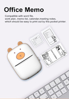 Imprimante thermique de poche intelligente sans fil LKL A8a, mini imprimante portable, connexion sans fil aux imprimantes, imprimante photo pour enfants