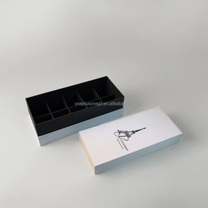 Kotak Hadiah <span class=keywords><strong>2</strong></span>-Piece dari Karton Kaku yang Dapat Didaur Ulang, dengan Laminasi Hitam Mewah, Embos, dan Tutup Angkat yang Kuat untuk Kemasan Pil - Product Image 6