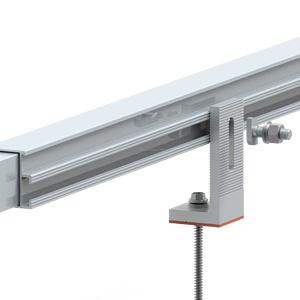 Système de montage de toit en métal à haute rigidité Installation sans pénétration Supports solaires Système de montage solaire Klip-Lok - Product Image 3