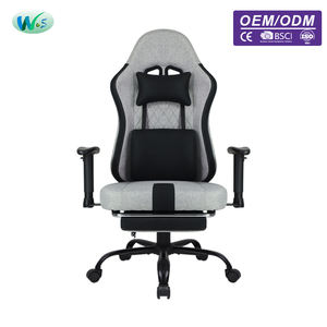 Nhà máy sản xuất ghế WS8365 chuyên nghiệp, ghế chơi game bằng vải gai dầu, ghế xoay 360 độ. - Product Image 1