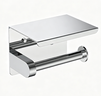 Porte-papier toilette moderne Duxini en acier inoxydable 304 brossé, finition or rose, écologique, pour usage domestique, accessoire de salle de bain