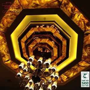 Lastra di marmo naturale pura pietra traslucida ardesia artificiale personalizzata esterna/esterna decorazione della parete moderna sfondo del soffitto - Product Image 4