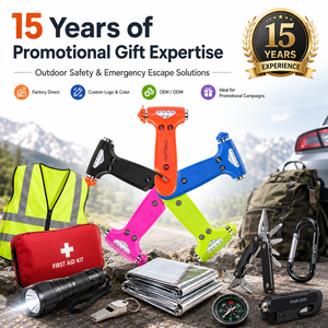 Herramienta <span class=keywords><strong>de</strong></span> <span class=keywords><strong>Escape</strong></span> <span class=keywords><strong>de</strong></span> Emergencia para Auto 2 en 1 Premium, Rompeventanas <span class=keywords><strong>de</strong></span> Tungsteno, Cortador <span class=keywords><strong>de</strong></span> Cinturón <span class=keywords><strong>de</strong></span> Seguridad, para Regalo OEM - Product Image 6