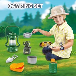 Ensemble de jeu d'exploration en plein air pour enfants, <span class=keywords><strong>lampe</strong></span>, jumelles, boussole, kit de capture d'insectes, randonnée en plein air, aventure naturelle, apprentissage en plastique - Product Image 2