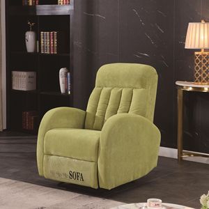 Electric <b>Recliner</b> Sofa Chair Green Fabric Single Seat Living Room Lazy Nap <b>Recliner</b> - Product Image 2