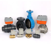 Vanne à bille électrique miniature DN25, 2 voies, en acier inoxydable, petite vanne de commande électrique AC/DC9-24V DC9-35V
