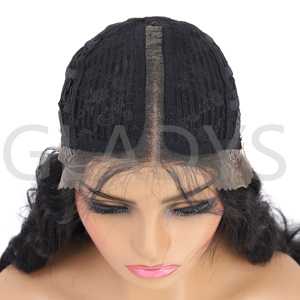 Gladiys-peluca sintética para mujeres negras, cabello rizado especial de 26 pulgadas, sin pegamento, parte en T, con encaje frontal, venta al por mayor - Product Image 4