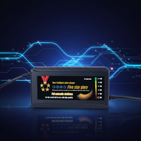Chargeur de vélo électrique Gzrapid 60V40AH avec affichage LED, multi-protection, arrêt automatique, pour batterie au plomb-acide et recharge de voiture