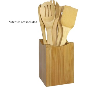 Bloque magnético de bambú marrón para cuchillos, soporte para cubiertos, tamaño A sostenible y bolsa enrollable - Product Image 3
