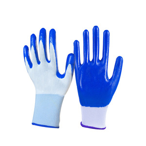 Yüksek kaliteli nitril Anti patinaj aşınmaya dayanıklı daldırma eldivenler bütadien kauçuk kaplı eldivenler bahçe iş eldivenleri - Product Image 5