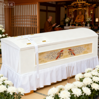 Ataúd japonés de madera de alta calidad para funerales