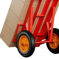 Chariot à main pliable robuste, chariot à plateforme de 200 kg pour le déménagement en entrepôt