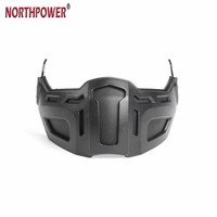 Accessoires de casque tactique durables Masque facial pour casque rapide