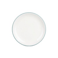 Assiette de service ronde en mélamine de 9 pouces avec rebord, durable, de haute qualité, personnalisable, polie pour les fêtes