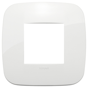 Vimar White Square <b>Wall</b> <b>Plate</b> 9.5 Cm For Switches - Product Image 1