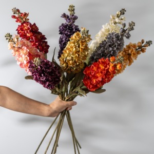 ดอกไม้ประดิษฐ์สีม่วง ลดราคาช่วงฤดูใบไม้ร่วง ขนาด 31.5 นิ้ว ชุดสีฤดูใบไม้ร่วง สำหรับงานแต่งงาน เทศกาล ตกแต่งบ้าน ขายส่ง - Product Image 4