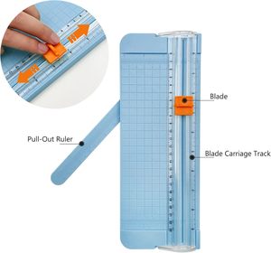 250404 <span class=keywords><strong>Ariste</strong></span> A5 tamaño Mini cortador de papel recortador para cartulina foto niños DIY artesanía portátil estudiante hecho a mano rebanador de papel - Product Image 2