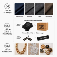 Ensemble de tailleur vert pour femme, ensemble de tailleur de bureau pour femme, ensemble de tailleur professionnel pour femme, ensemble de tailleur deux pièces pour femme