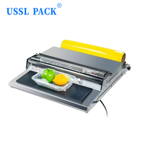 Envolvedora Manual de Bandejas con Film Estirable TW-450E para Frutas y Verduras de Supermercado, Máquina de Envoltura Manual de Sobremesa para Productos Frescos - Product Image 3