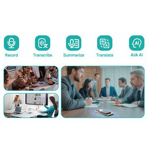 Enregistreur vocal intelligent <span class=keywords><strong>avec</strong></span> aimant, prise en charge OEM ODM, 152 langues, mémoire 64 Go, transcription, enregistreur audio AI pour conférences et réunions - Product Image 4
