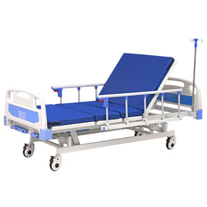 Control de mano ajustable, 3 funciones, Manual, tres bielas, Hospital, cama <span class=keywords><strong>Med</strong></span>, venta al por mayor, China - Product Image 3