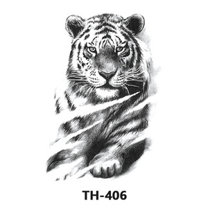Autocollants de tatouage animaux totemiques premium 210x148mm, manchon de tatouage animal pour hommes - Product Image 4