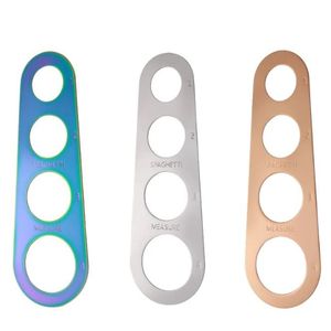 Hot Selling Kitchen Stainless Steel 4 Hole Control <b>Tool</b> Pasta Measure Spaghetti Noodle Measurer Spaghetti <b>Measuring</b> <b>Tool</b> - Product Image 5