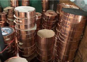 Spot 0,5mm dick * 400mm breit roter Kupferst reifen C1100 Kupferst reifen frei Abisolieren beliebiger Breite Optional - Product Image 3