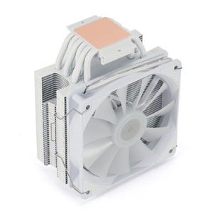 Enfriador de Aire para CPU Personalizado ARGB de 6 Tubos, Blanco, <span class=keywords><strong>Ventilador</strong></span> de 12CM, 180W, Universal para Escritorio Intel LGA2011 1700 1851 1156 1200 1366 AMD AM5 AM4 - Product Image 3