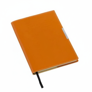 Quaderno arancione con pagine a righe da 5 mm e chiusura elastica - Product Image 2