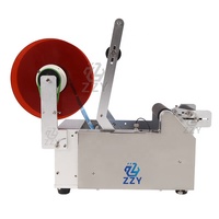 Machine d'étiquetage semi-automatique MT-50 pour bouteilles, sans compresseur d'air, avec moteur et roulement pour emballage papier