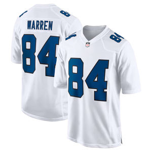 2026 Indianapolis Tundra Beyaz Moda Forması Karbon Siyah Özel Amerikan Futbolu Formaları Dikişli İşlemeli Gençlik Üniformaları - Product Image 6