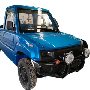 CE-zulassung elektrischer Mini-Pickup mit Frachtbox 4-Rad-Europe-Pickup neue Autos 2-Sitzer elektrischer Pickup-Auto