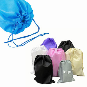 Sac à cordon non tissé avec logo personnalisé Sac à provisions de rangement de la poussière à fermeture de taille - Product Image 2