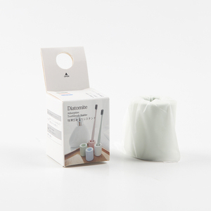 Set di Quattro Portaspazzolini in Diatomite Super Assorbente ed Ecologico, <span class=keywords><strong>Design</strong></span> Moderno, Sottobicchieri per Bagno, Accessori per la Casa - Product Image 6