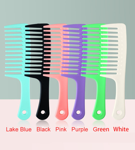 Peine <span class=keywords><strong>de</strong></span> dientes anchos y peine desenredante <span class=keywords><strong>de</strong></span> <span class=keywords><strong>pelo</strong></span> grande <span class=keywords><strong>cepillo</strong></span> <span class=keywords><strong>de</strong></span> <span class=keywords><strong>pelo</strong></span> duradero para el <span class=keywords><strong>mejor</strong></span> estilo logotipo personalizado al por mayor - Product Image 5
