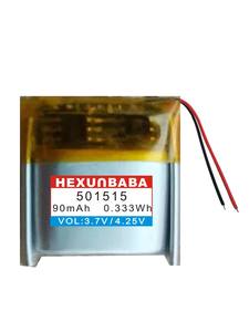 3.7V 90mAh 501515เซลล์แบตเตอรี่ลิเธียมไอออน2สายสำหรับหูฟังบลูทูธ TWS หูฟัง L925หูฟัง - Product Image 2