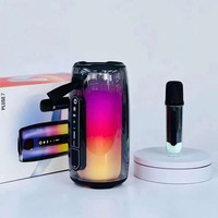 Haut-parleur portable Bluetooth Kasinuo Hot V5.3 2026 avec éclairage LED RGB, affichage lumineux, sans fil, sortie 10W, pour ordinateur, karaoké, application et carte mémoire