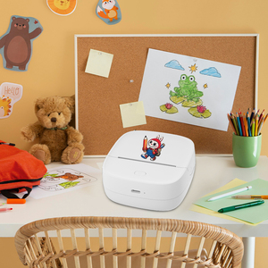 Aiyin nhiệt xách tay <span class=keywords><strong>mini</strong></span> máy in cho sinh viên Memo Sticker in ảnh nghiên cứu - Product Image 1