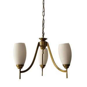 Lustre Michaela de grande taille, minimaliste, en fer, avec des éléments en forme d'avions, en forme de demi-lune, avec un bol en verre translucide, pour l'entrée - Product Image 2